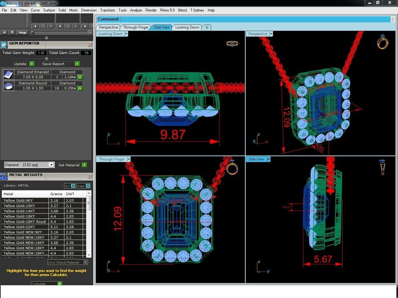Women pendant 3dm render detail 3D print model_1