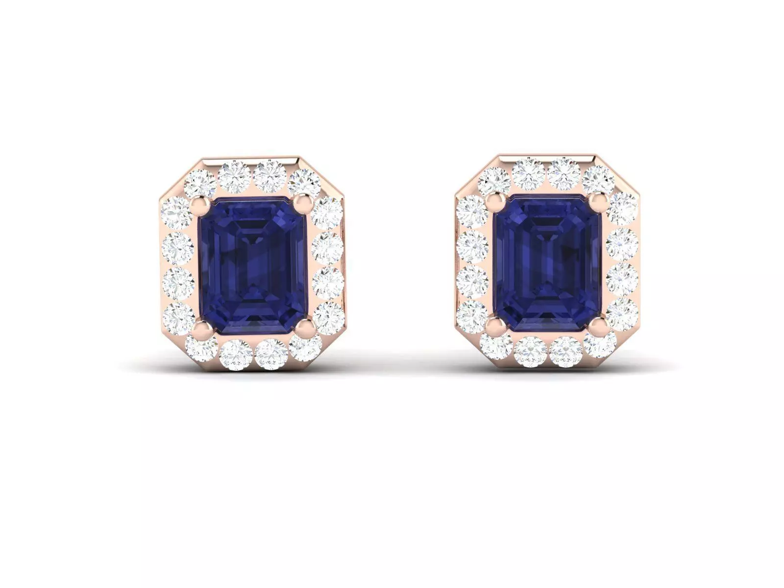 Women earrings 3dm render detail 3D print model