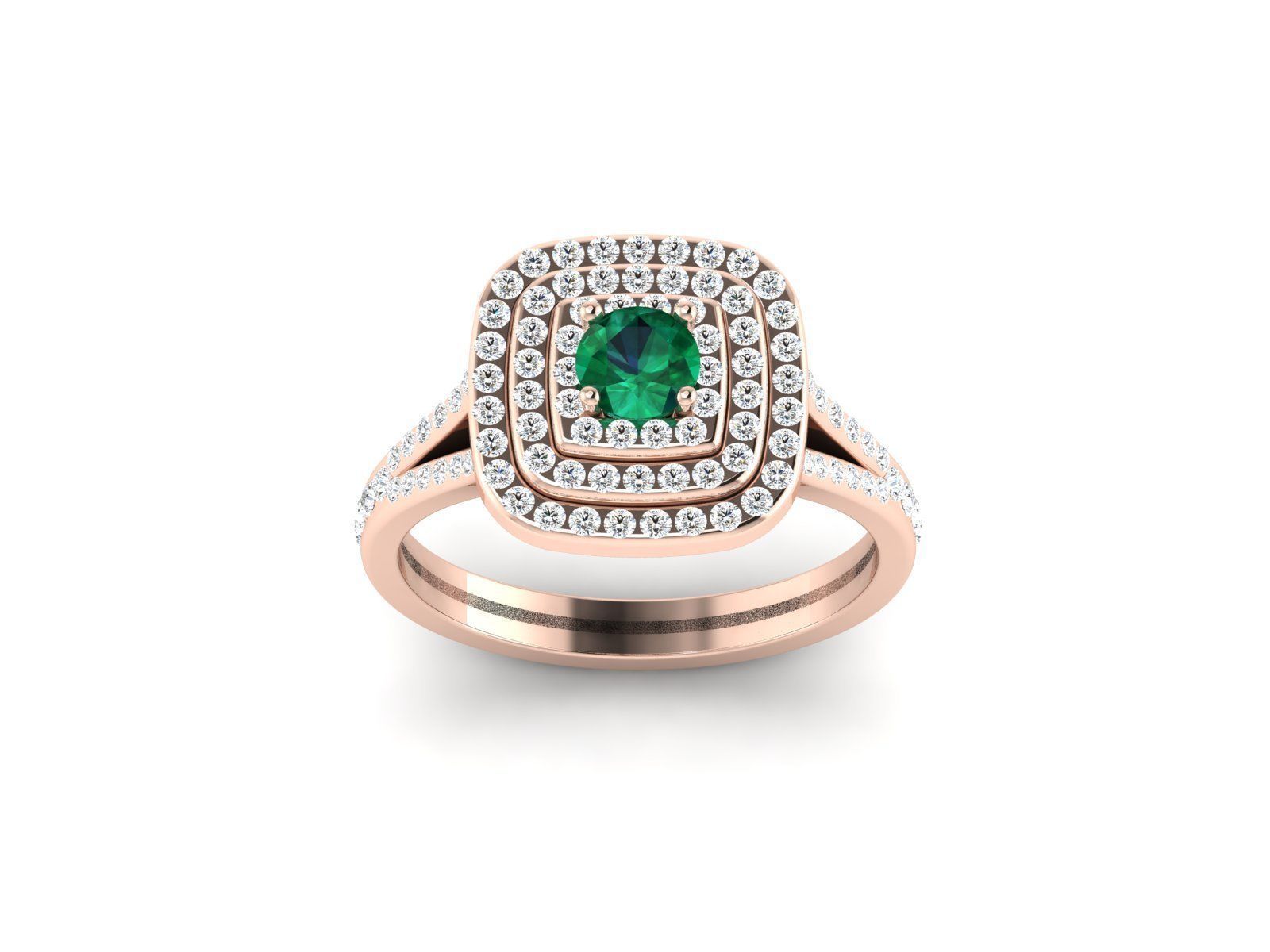 Women cocktail ring 3dm render detail 3D print model_7