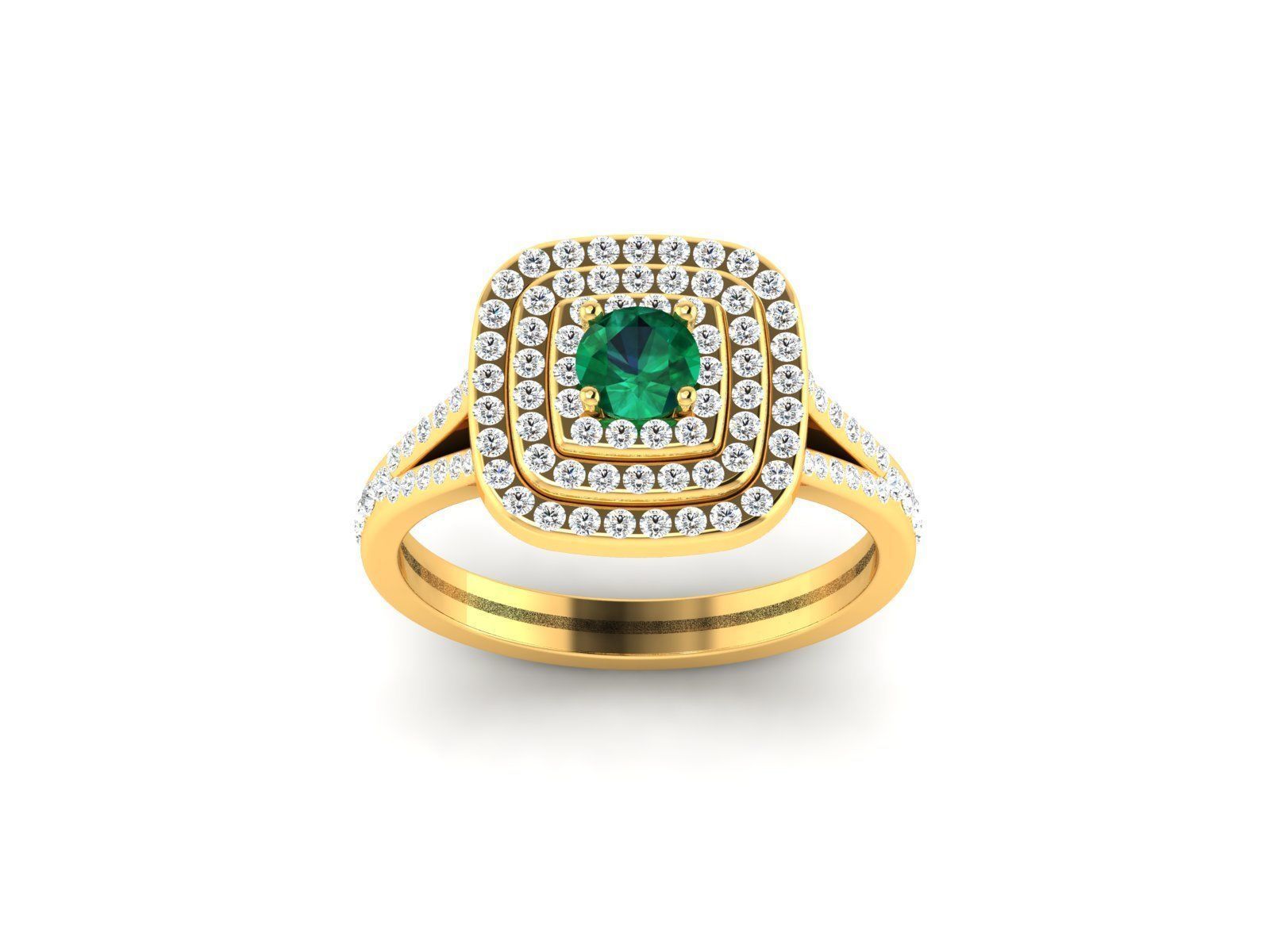 Women cocktail ring 3dm render detail 3D print model_9