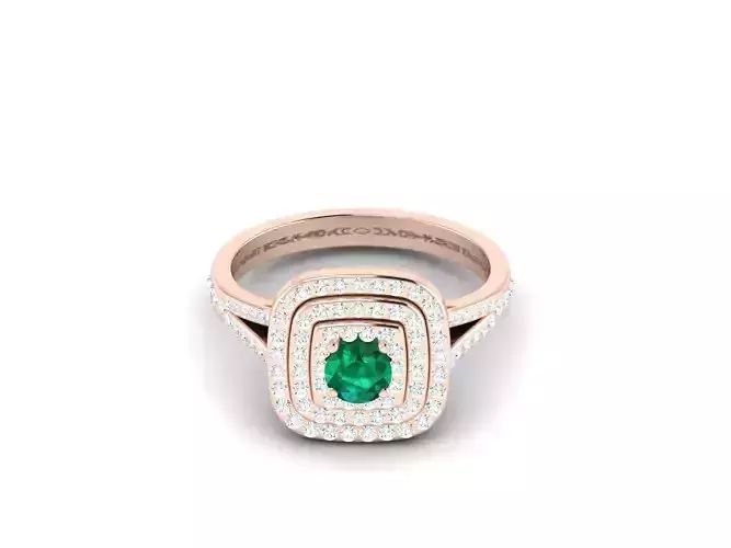 Women cocktail ring 3dm render detail 3D print model