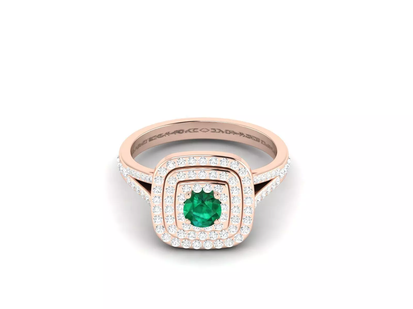 Women cocktail ring 3dm render detail 3D print model_0