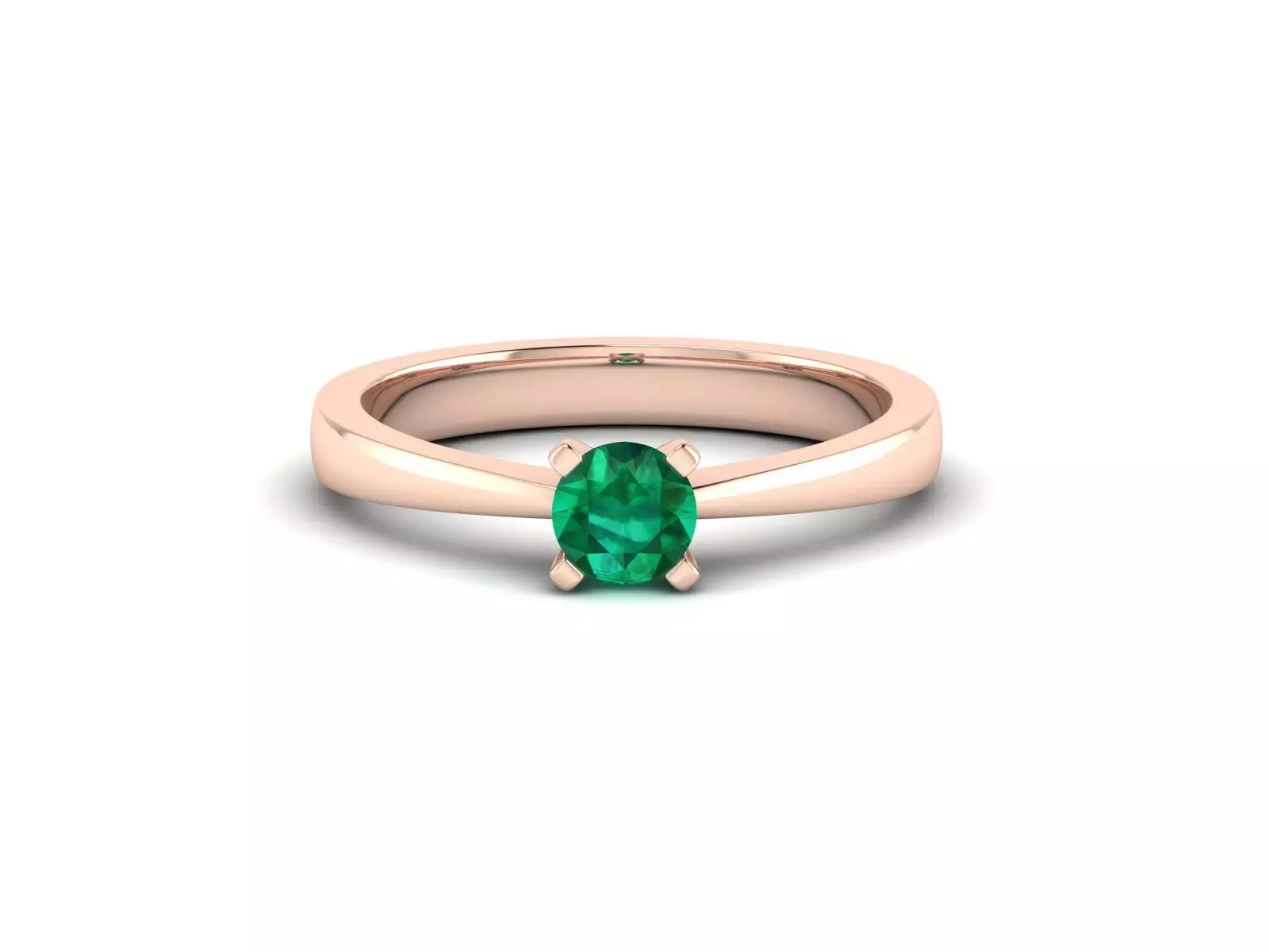 Women solitaire ring 3dm render detail 3D print model_0