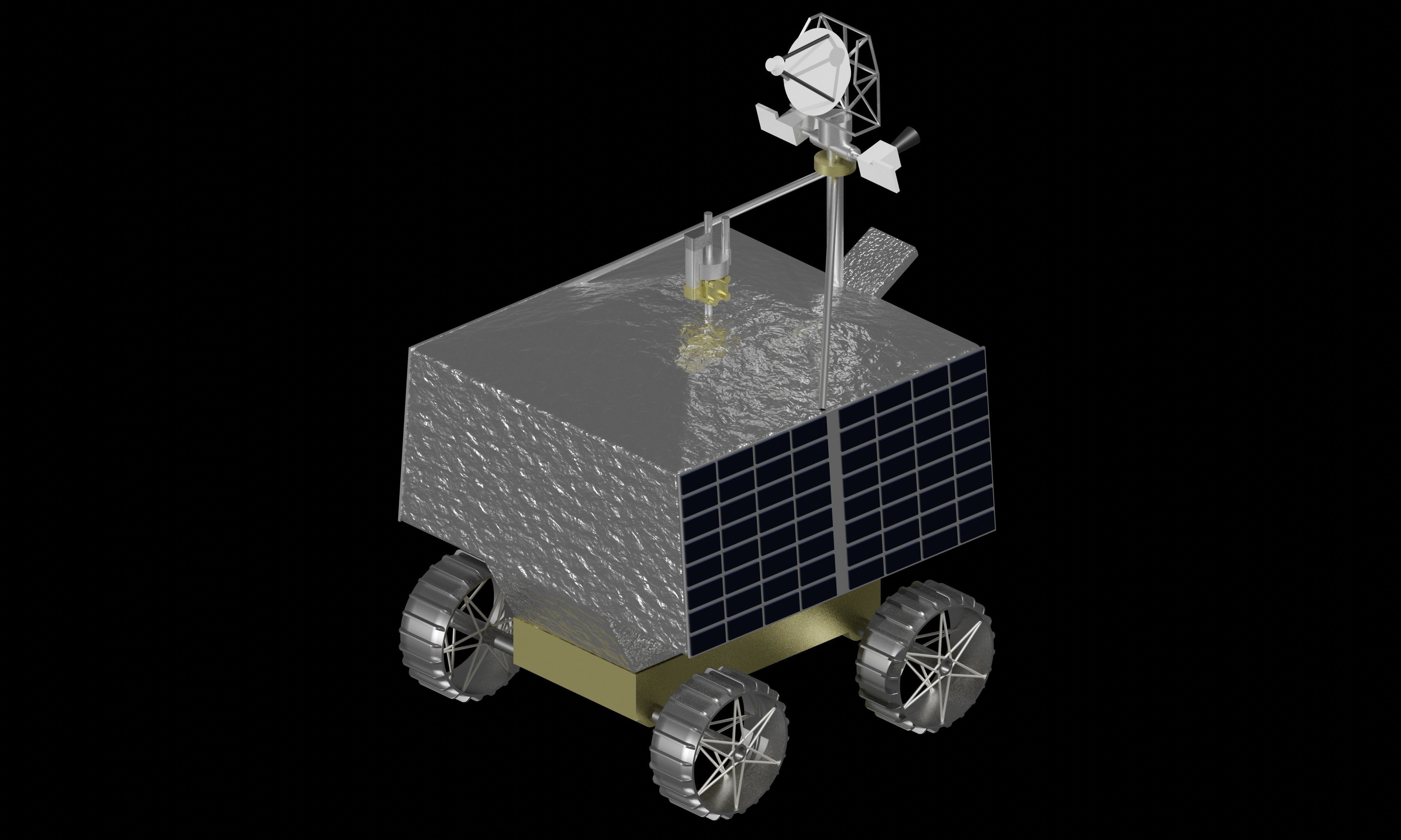 NASA VIPER lunar rover 3D model_1