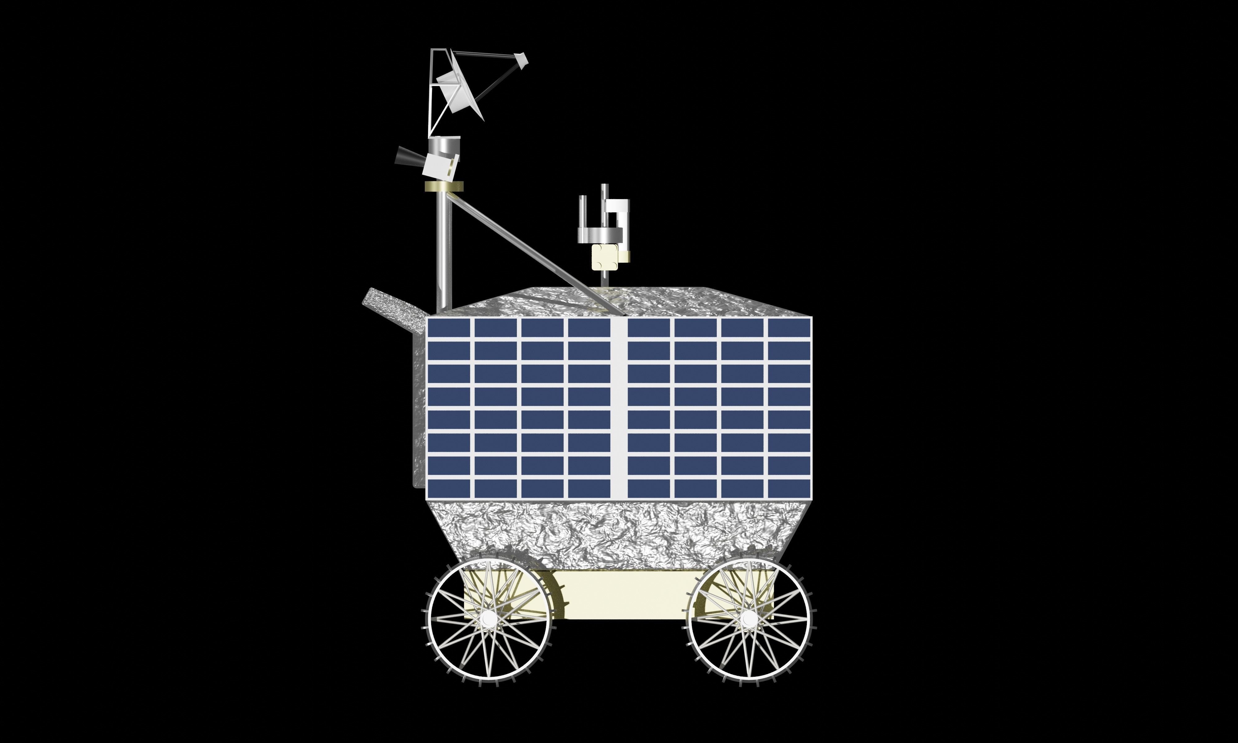 NASA VIPER lunar rover 3D model_3