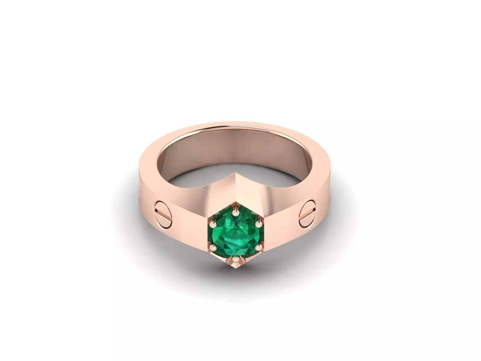 Gents ring 3dm render detail 3D print model_0