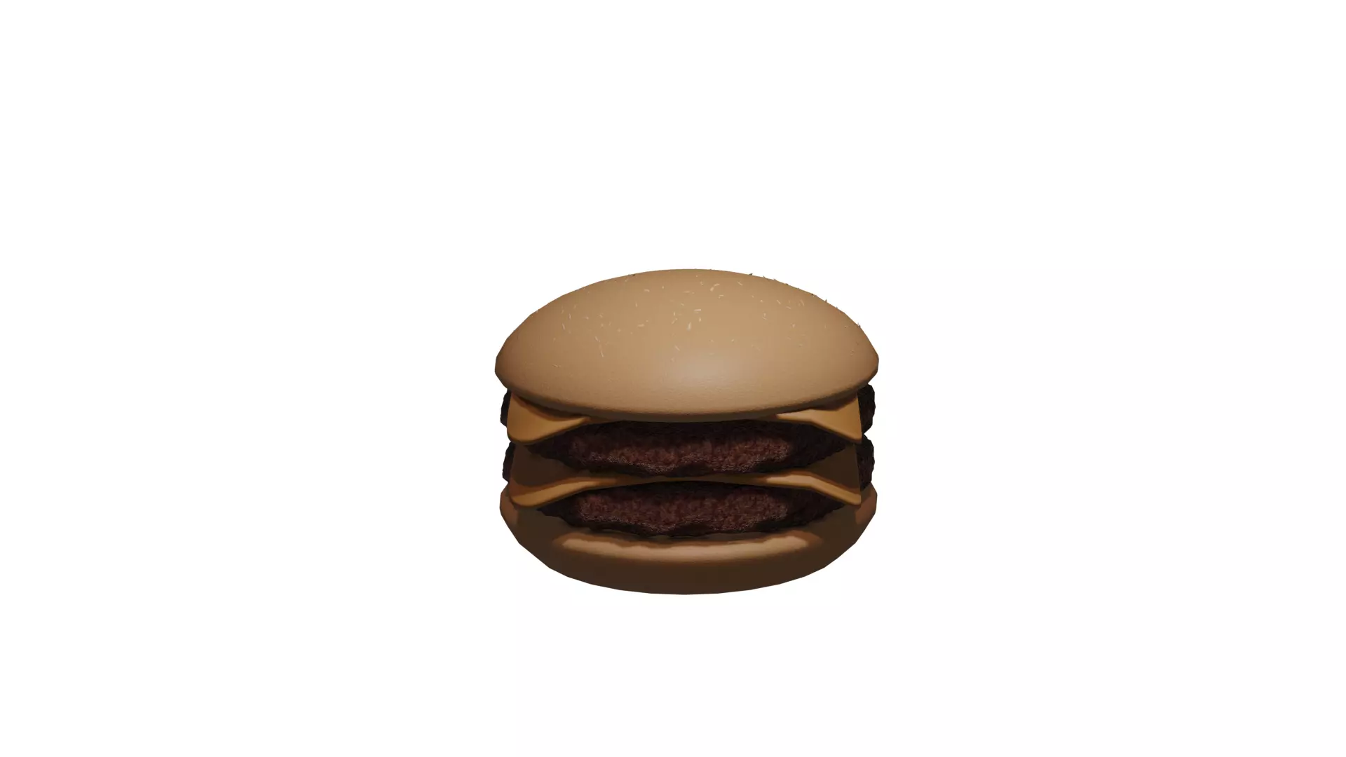 Cheese Burger 3D model_0