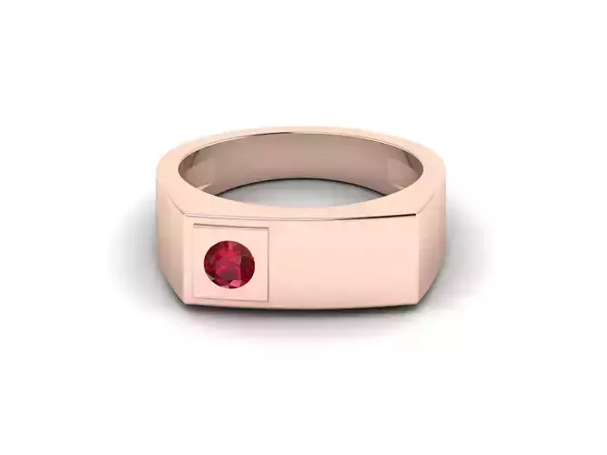 Gents ring 3dm render detail