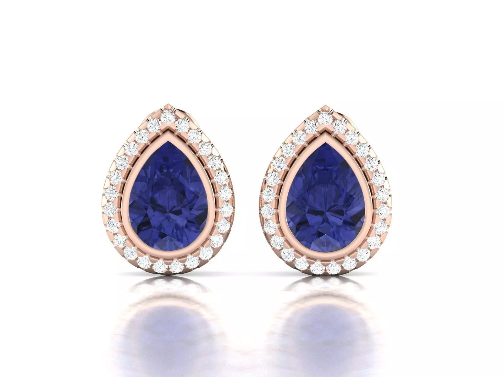 Women earrings 3dm render detail 3D print model