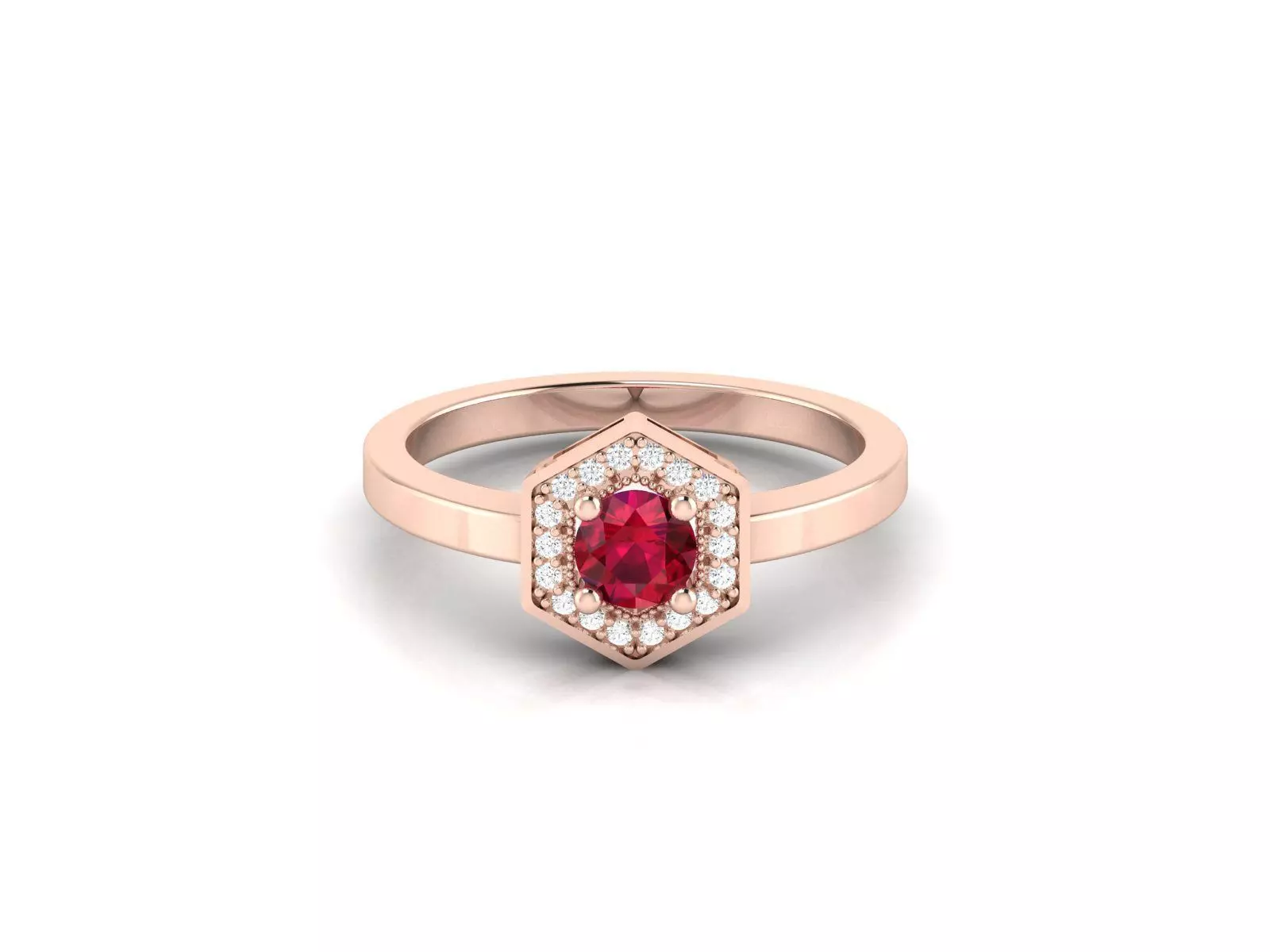 Women solitaire ring 3dm render detail 3D print model_0