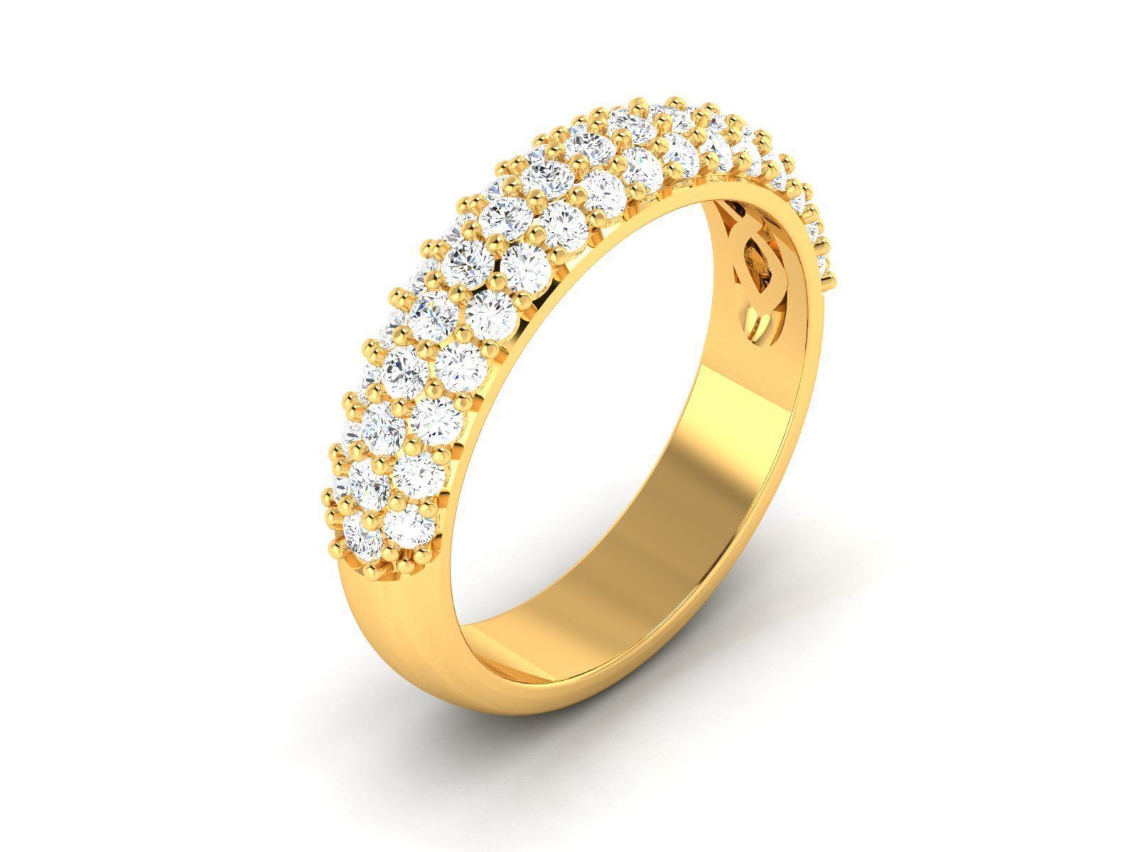 Women ring 3dm render detail 3D print model_4