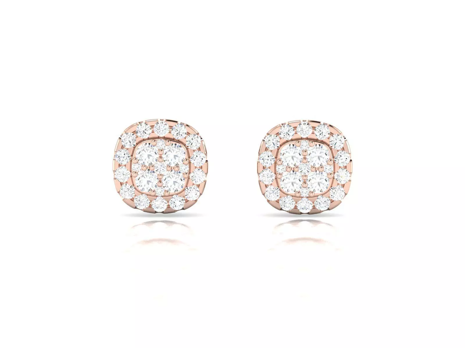 Women earrings 3dm render detail 3D print model