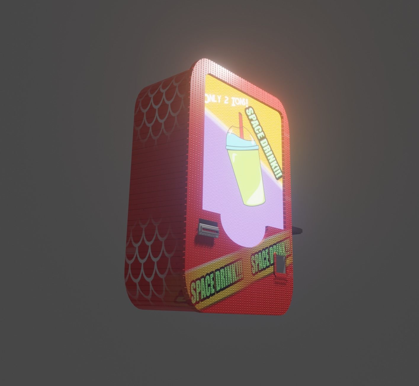 Cyberpunk Soda Machine 3D model_1