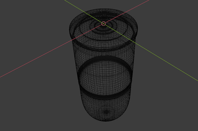 Grenade launcher bullet for military games and war cg projects Low-poly 3D model_15