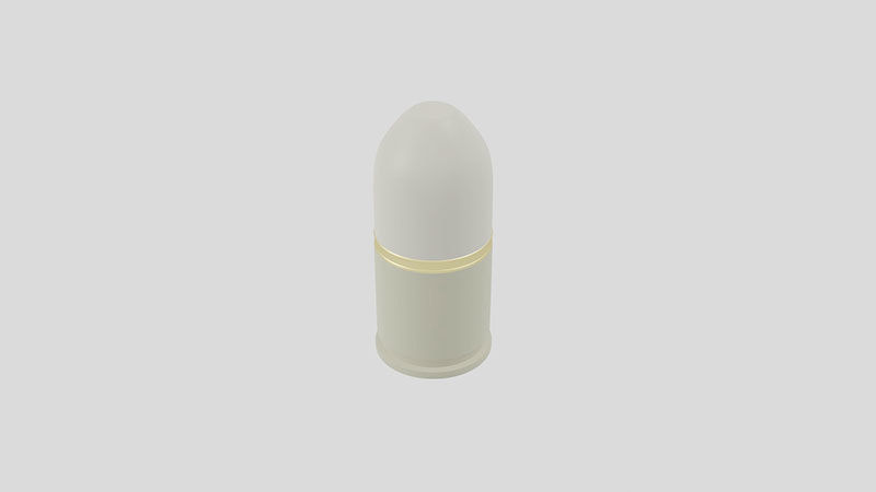 Grenade launcher bullet for military games and war cg projects Low-poly 3D model_23