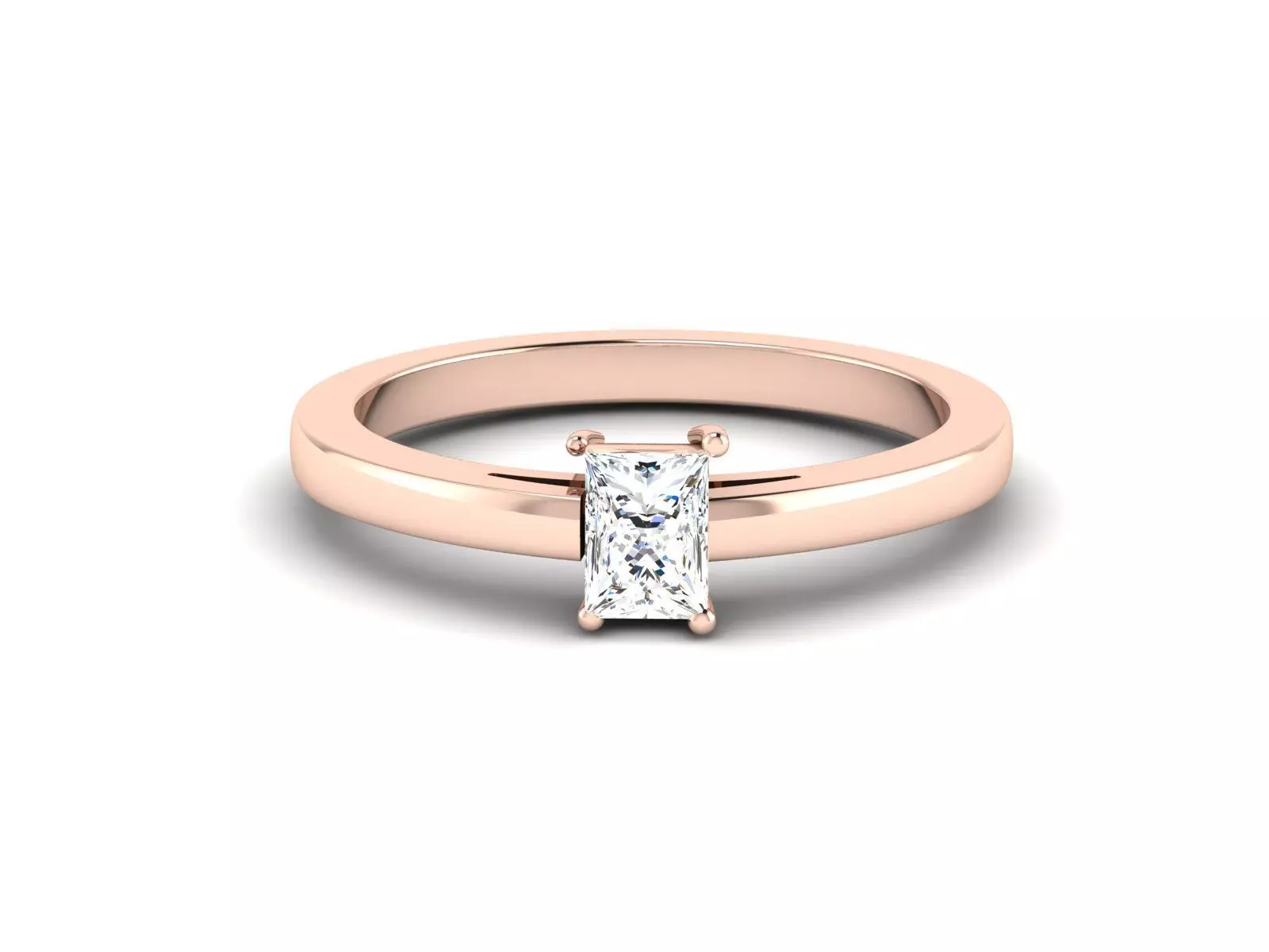 Women solitaire ring 3dm render detail 3D print model_0