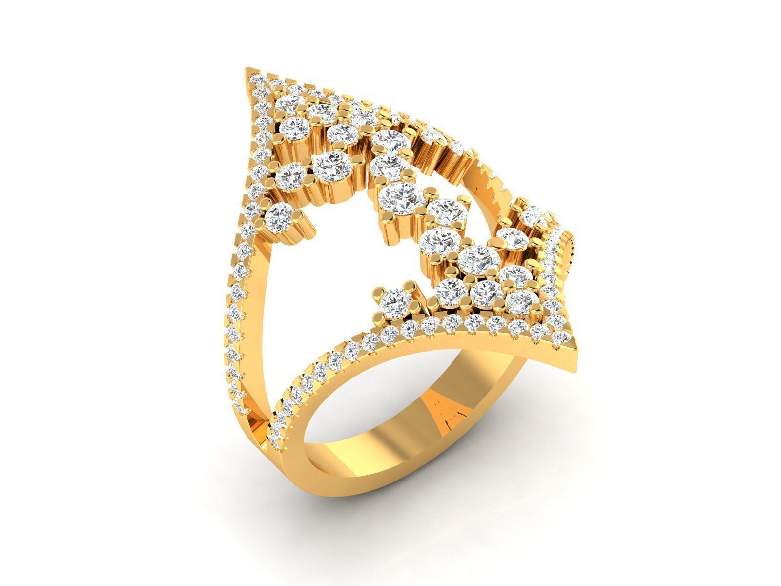 Women ring 3dm render detail 3D print model_4