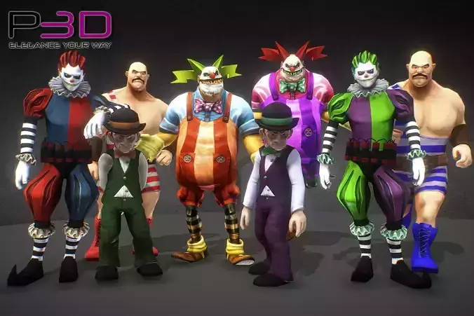 Horror Circus Pack 3D model