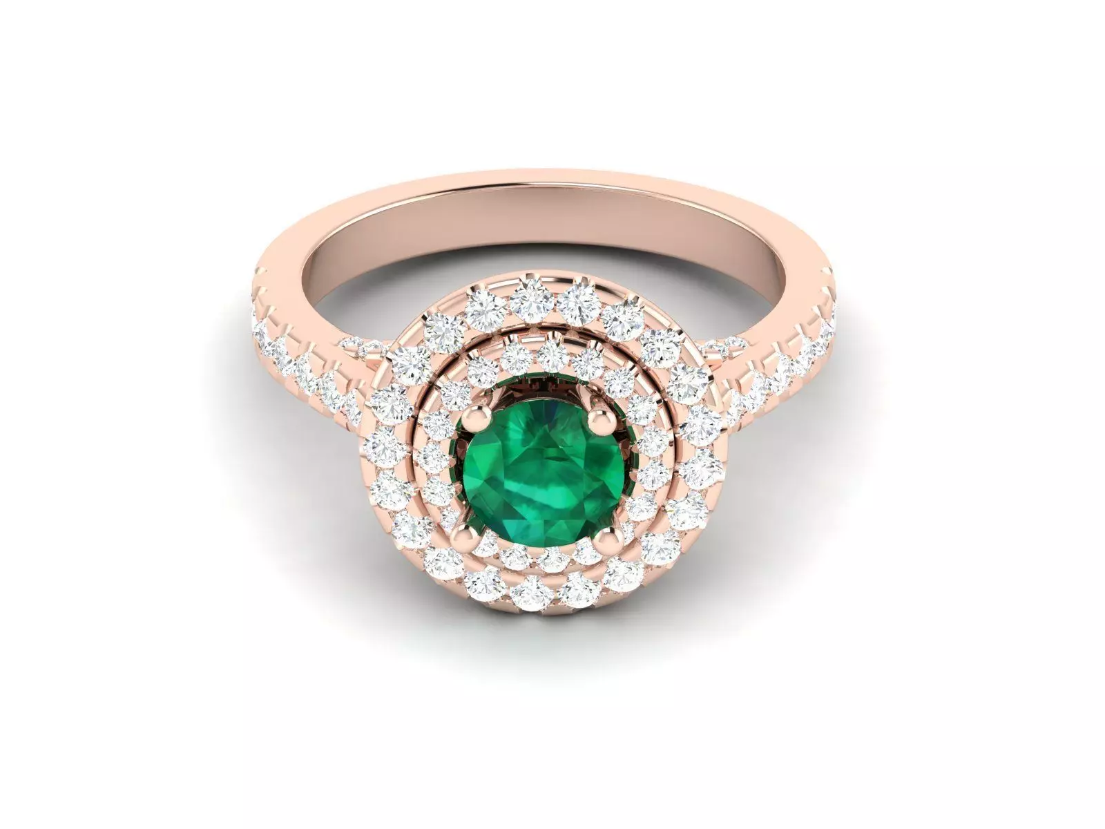 Women solitaire ring 3dm render detail 3D print model_0