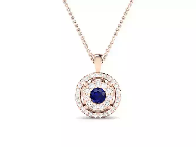 Women pendant 3dm render detail