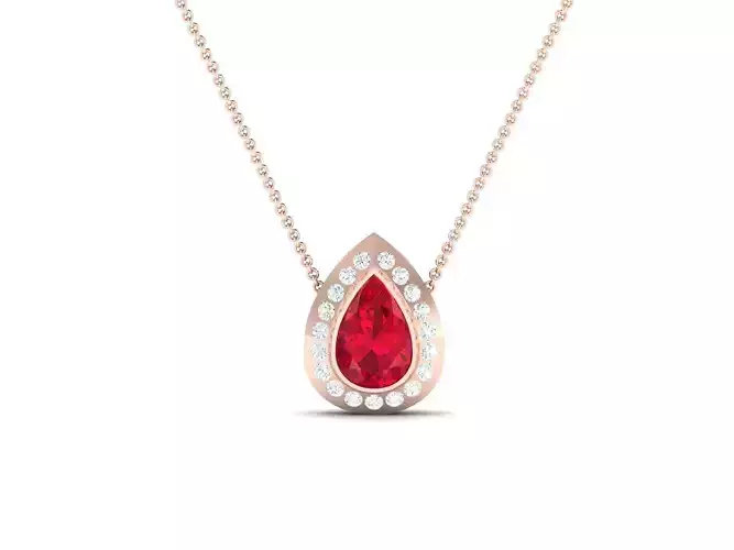 Women pendant 3dm render detail 3D print model