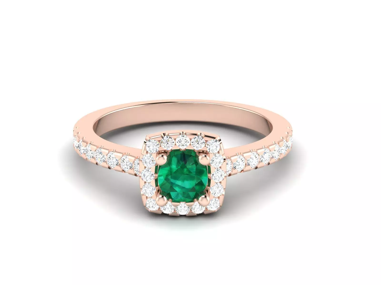 Women solitaire ring 3dm render detail 3D print model_0