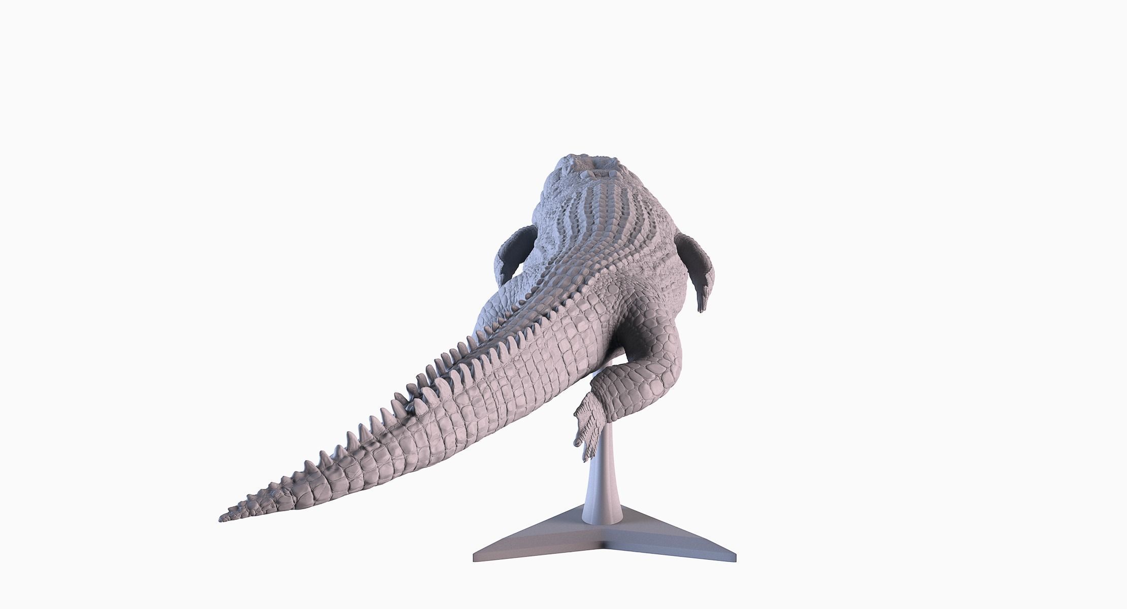 Crocodile 3D Printing 3D print model_7