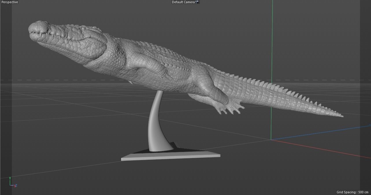 Crocodile 3D Printing 3D print model_13