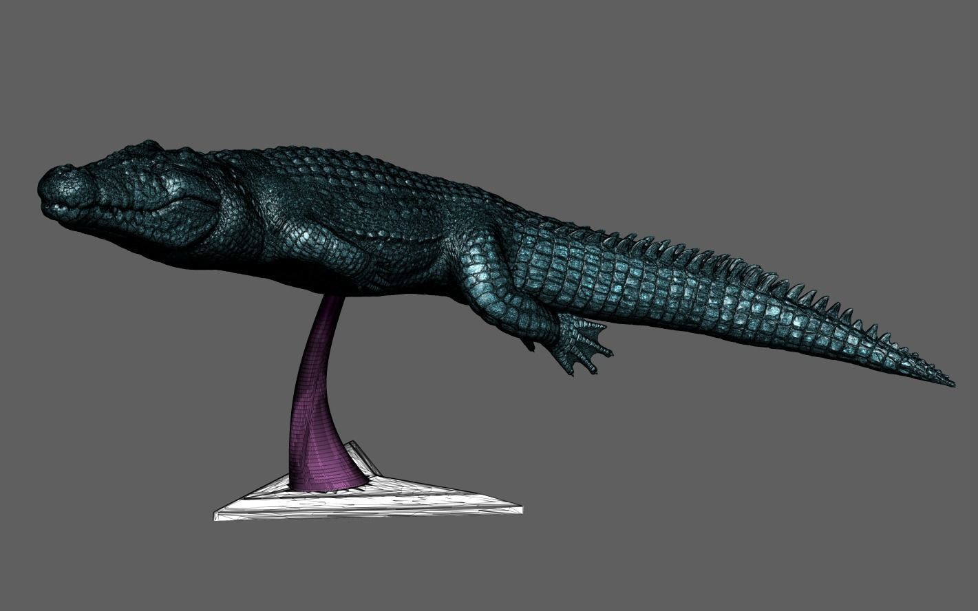 Crocodile 3D Printing 3D print model_16