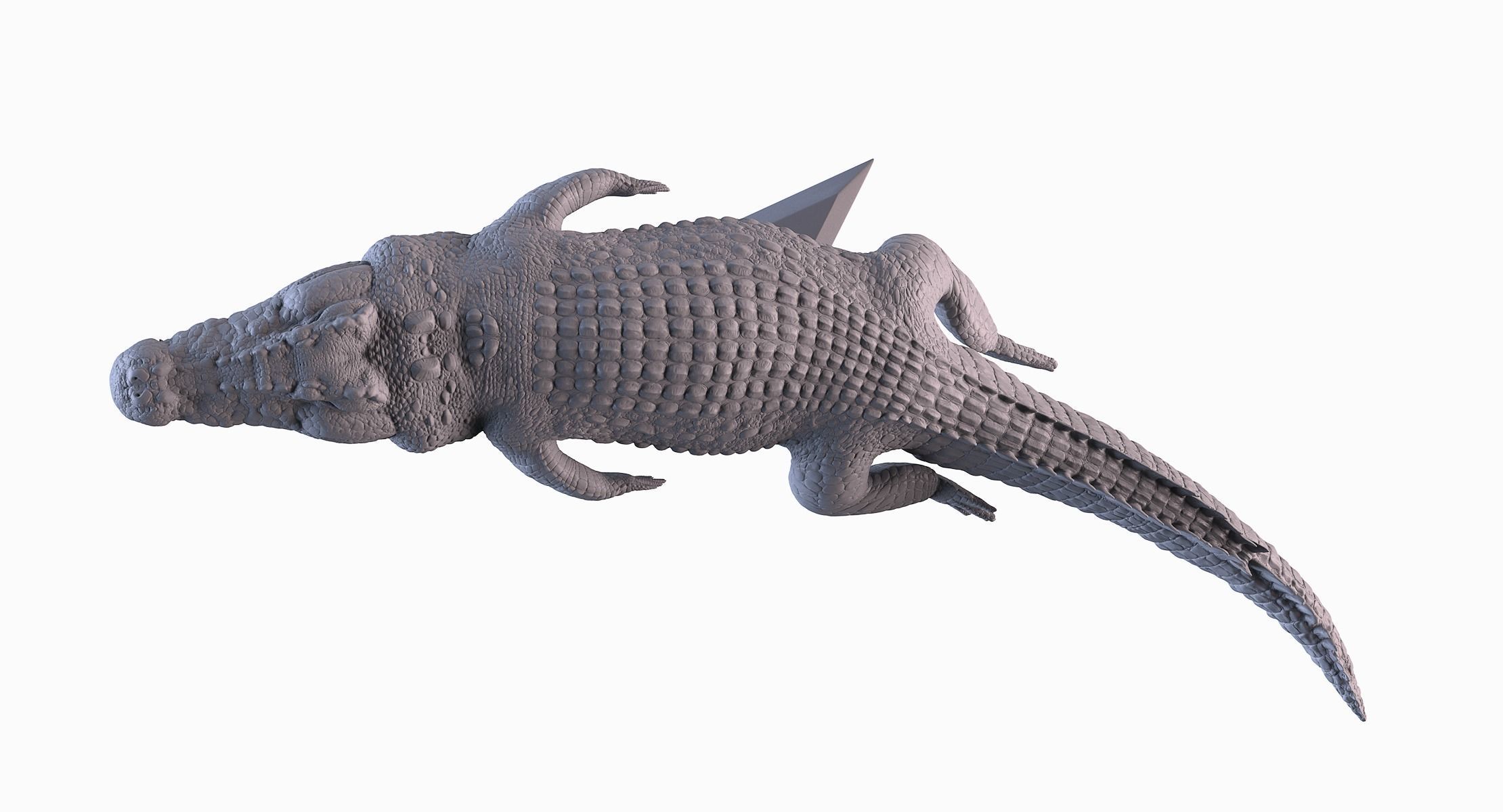 Crocodile 3D Printing 3D print model_9
