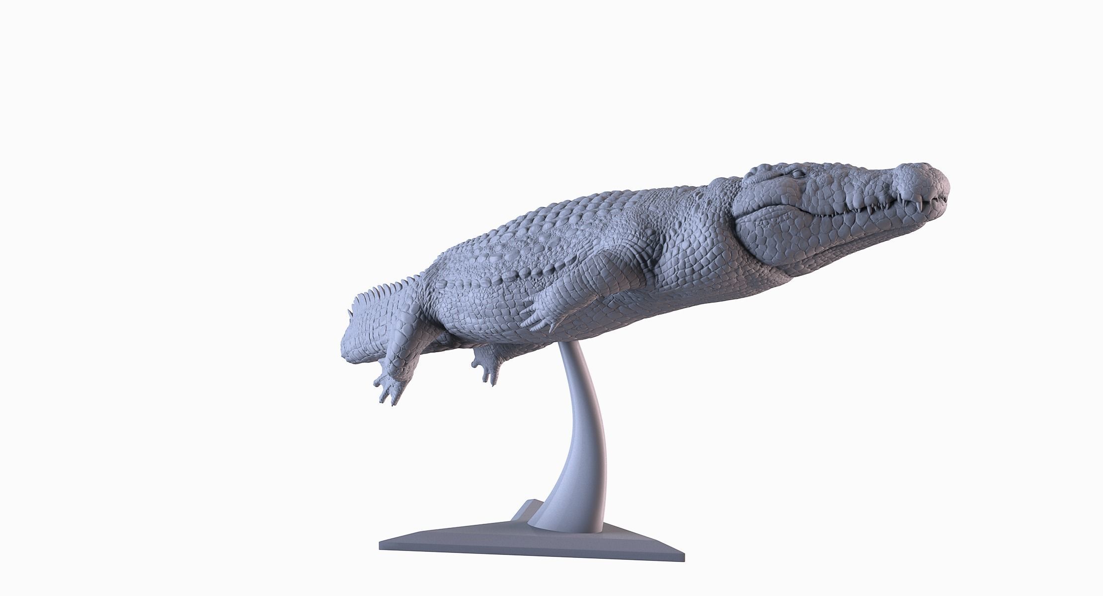Crocodile 3D Printing 3D print model_4