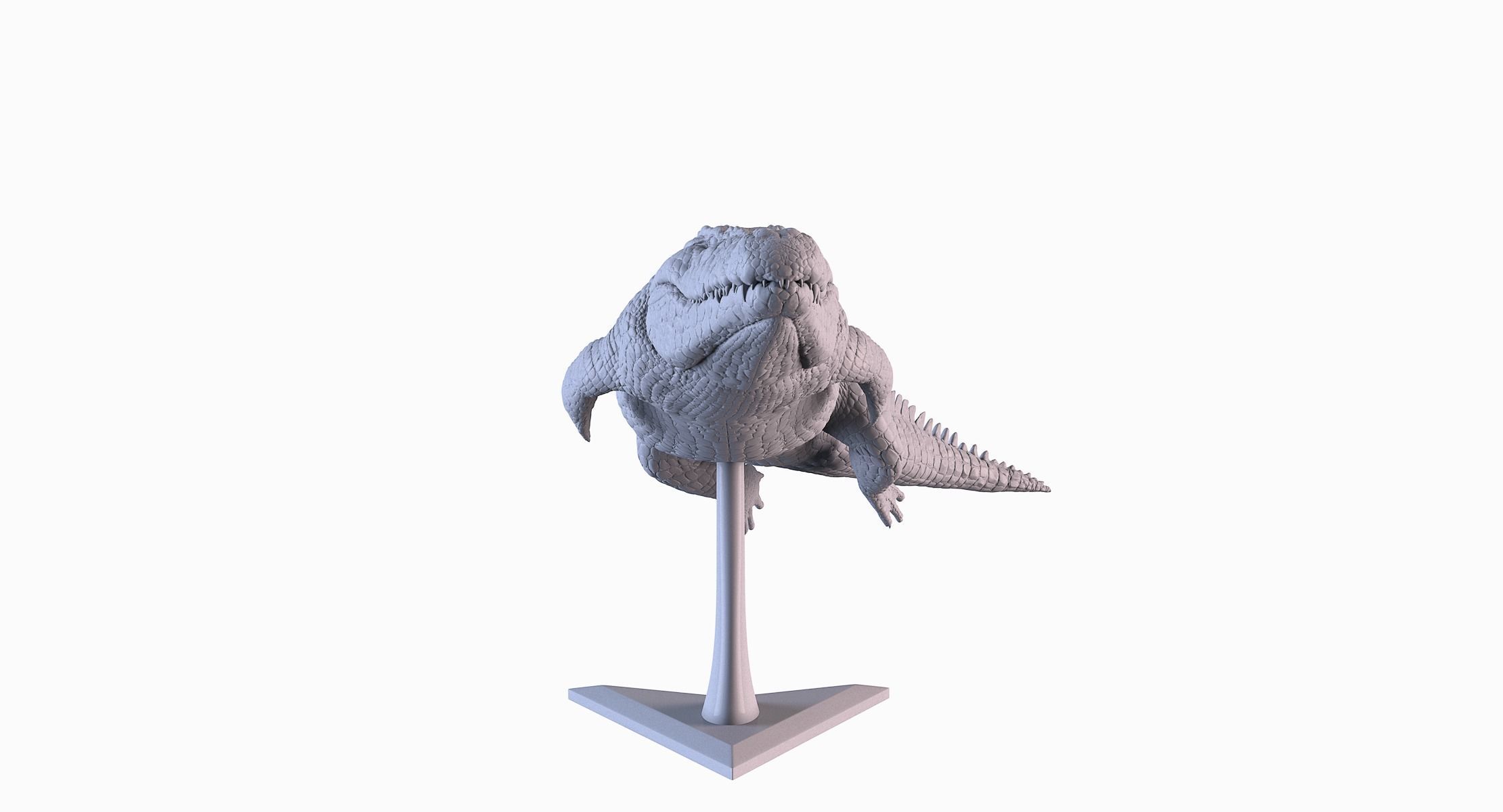 Crocodile 3D Printing 3D print model_3