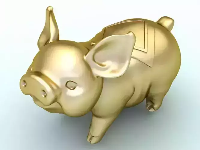 Pig souvenir jewelry pendant