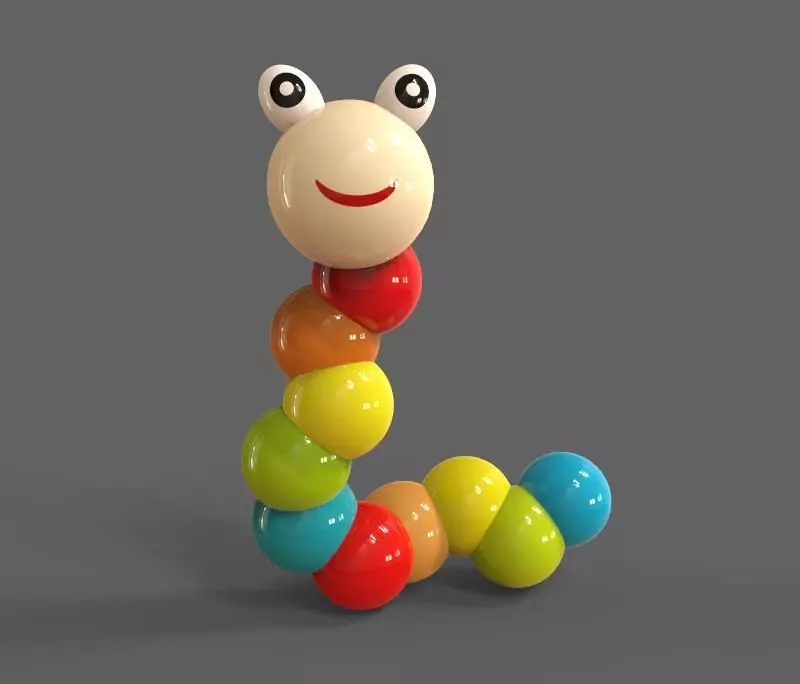 Toy Snake 3D model_0