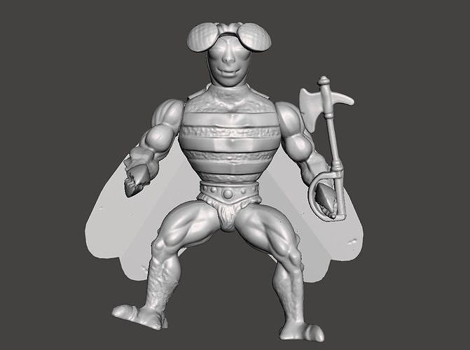 BUZZ-OFF MOTU VINTAGE ACTION FIGURE COMPLETE 3D print model