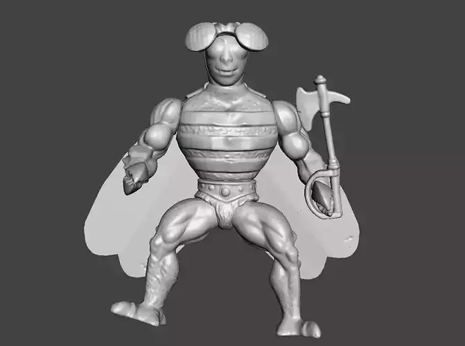 BUZZ-OFF MOTU VINTAGE ACTION FIGURE COMPLETE 3D print model