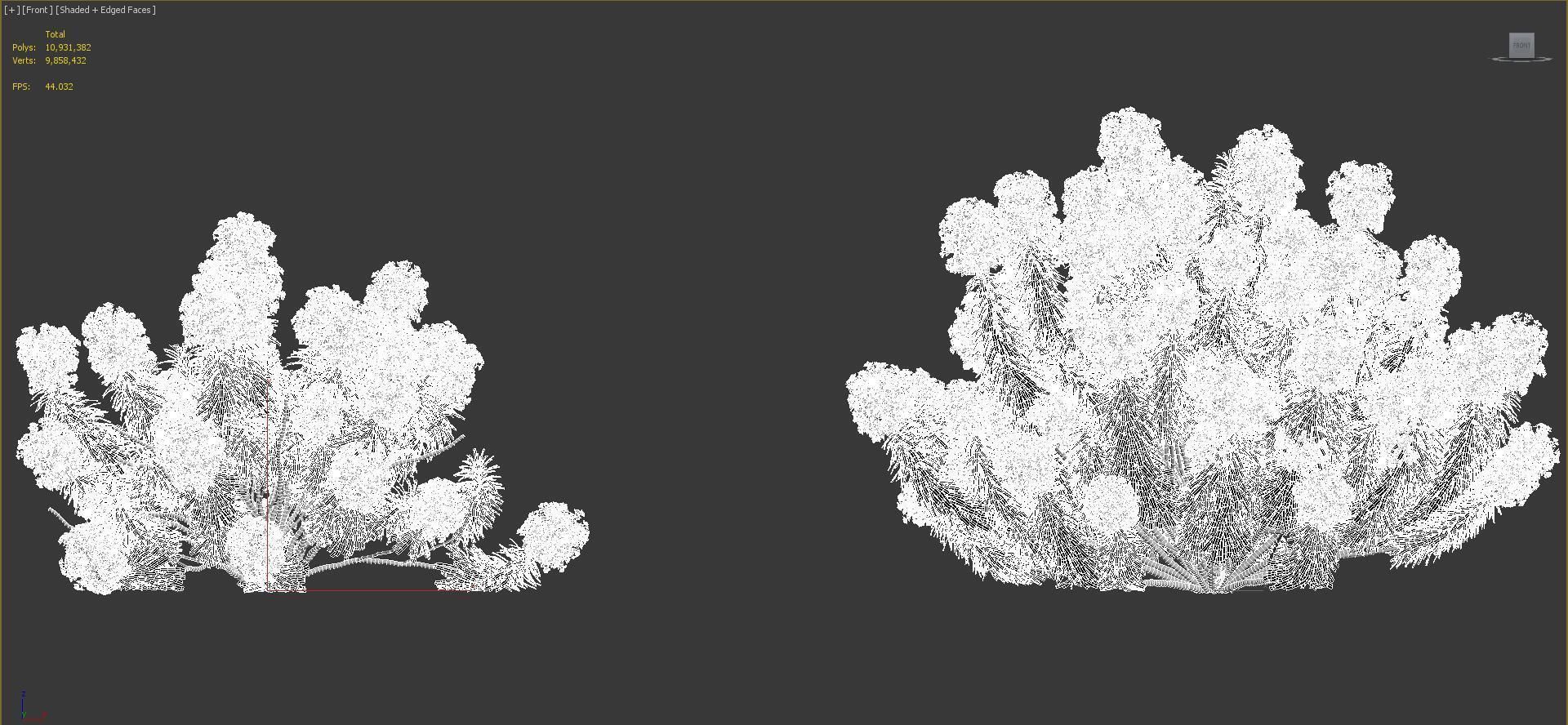 Mediterranean garden plants - Include GrowFX and Mesh file  3D model_39