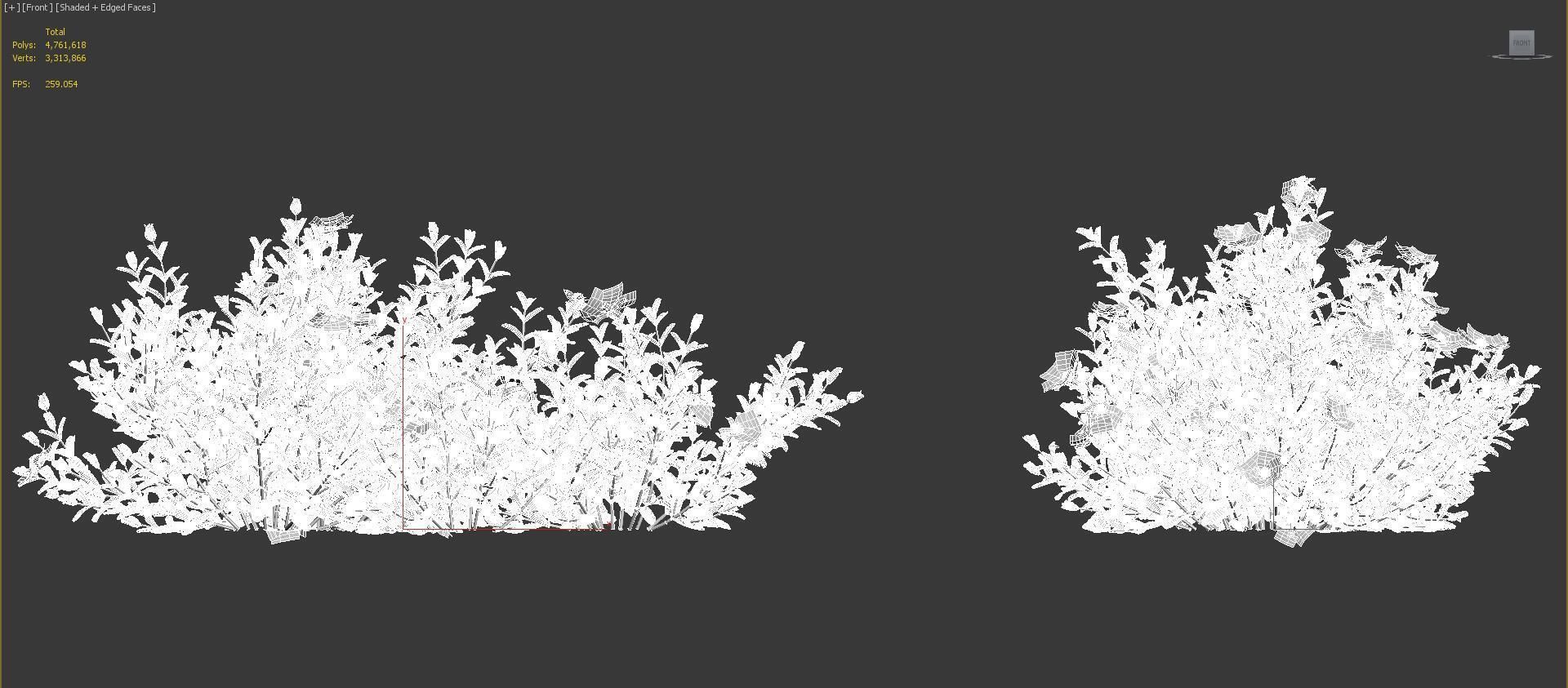Mediterranean garden plants - Include GrowFX and Mesh file  3D model_32