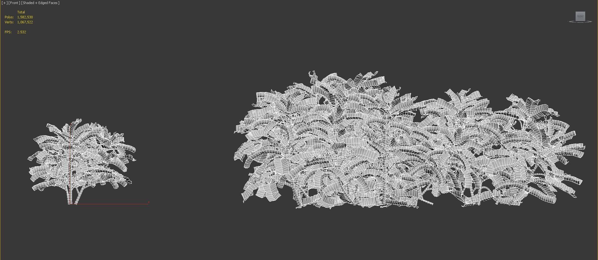 Mediterranean garden plants - Include GrowFX and Mesh file  3D model_43
