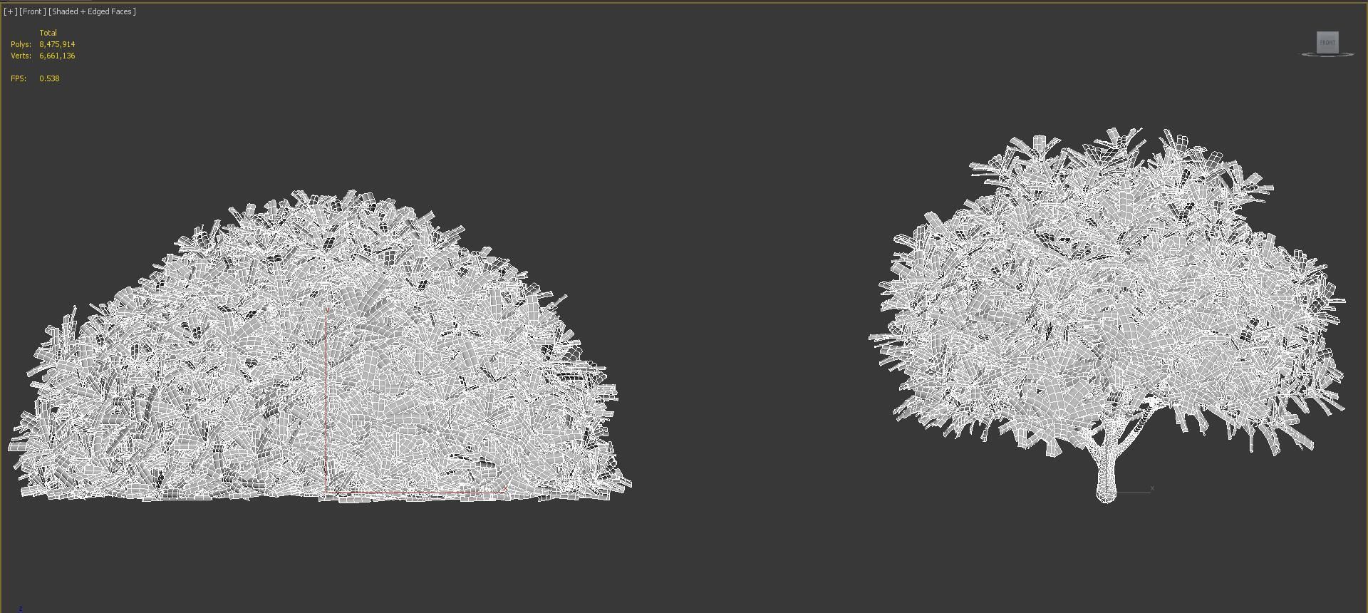 Mediterranean garden plants - Include GrowFX and Mesh file  3D model_46