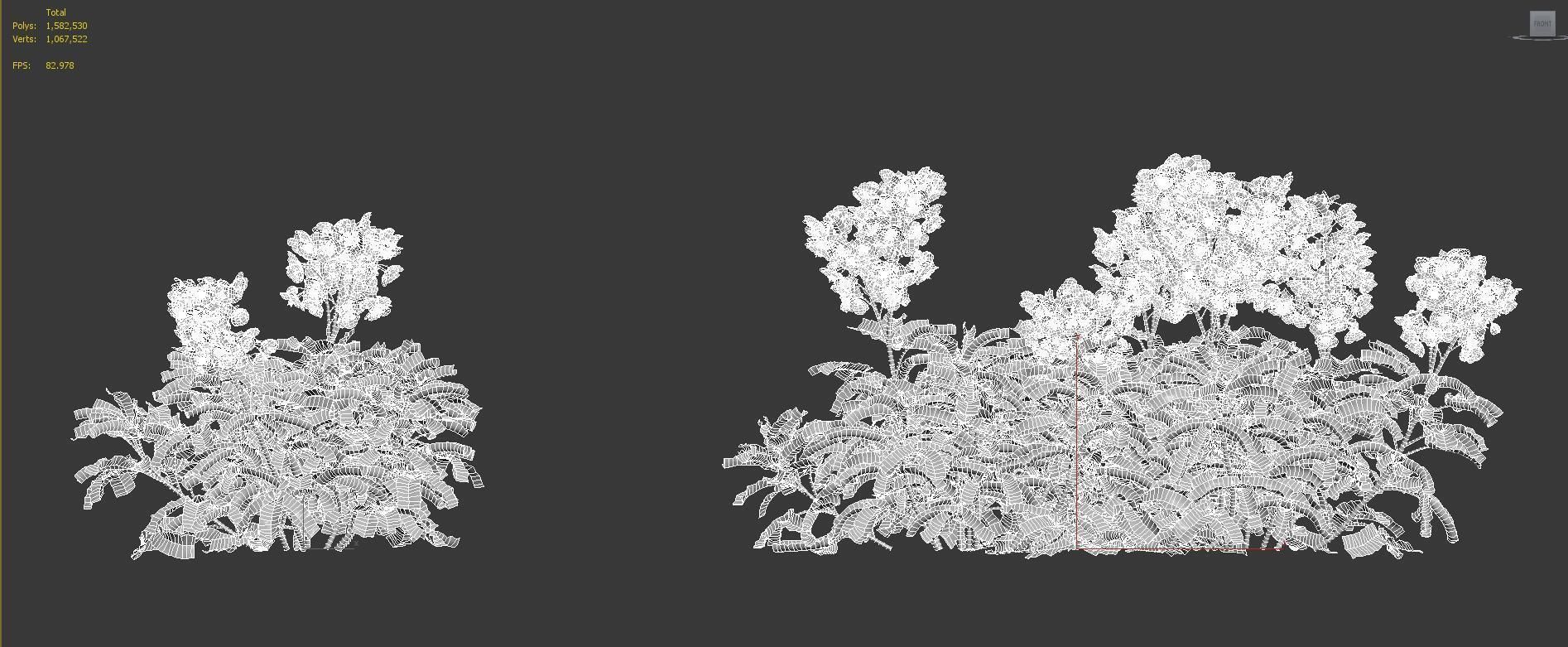 Mediterranean garden plants - Include GrowFX and Mesh file  3D model_45