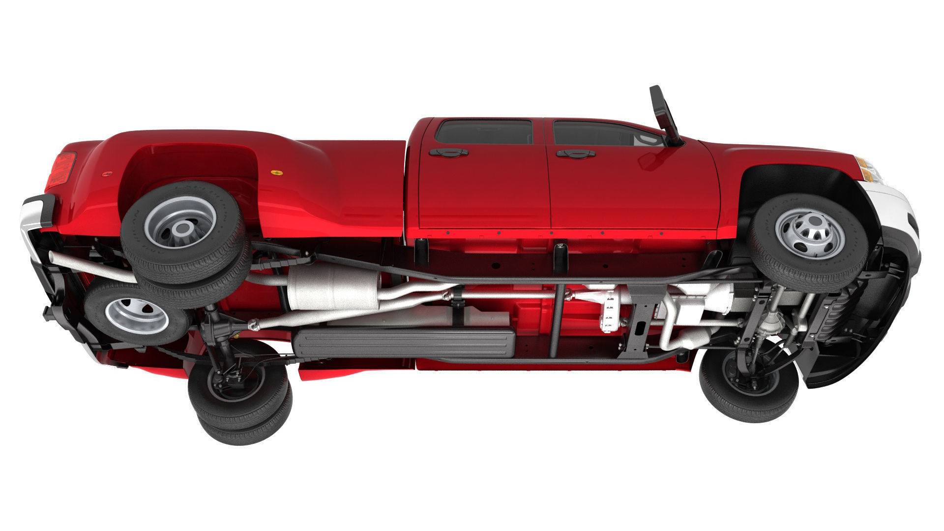 GENERIC DUALLY PICKUP TRUCK 18 3D model_19