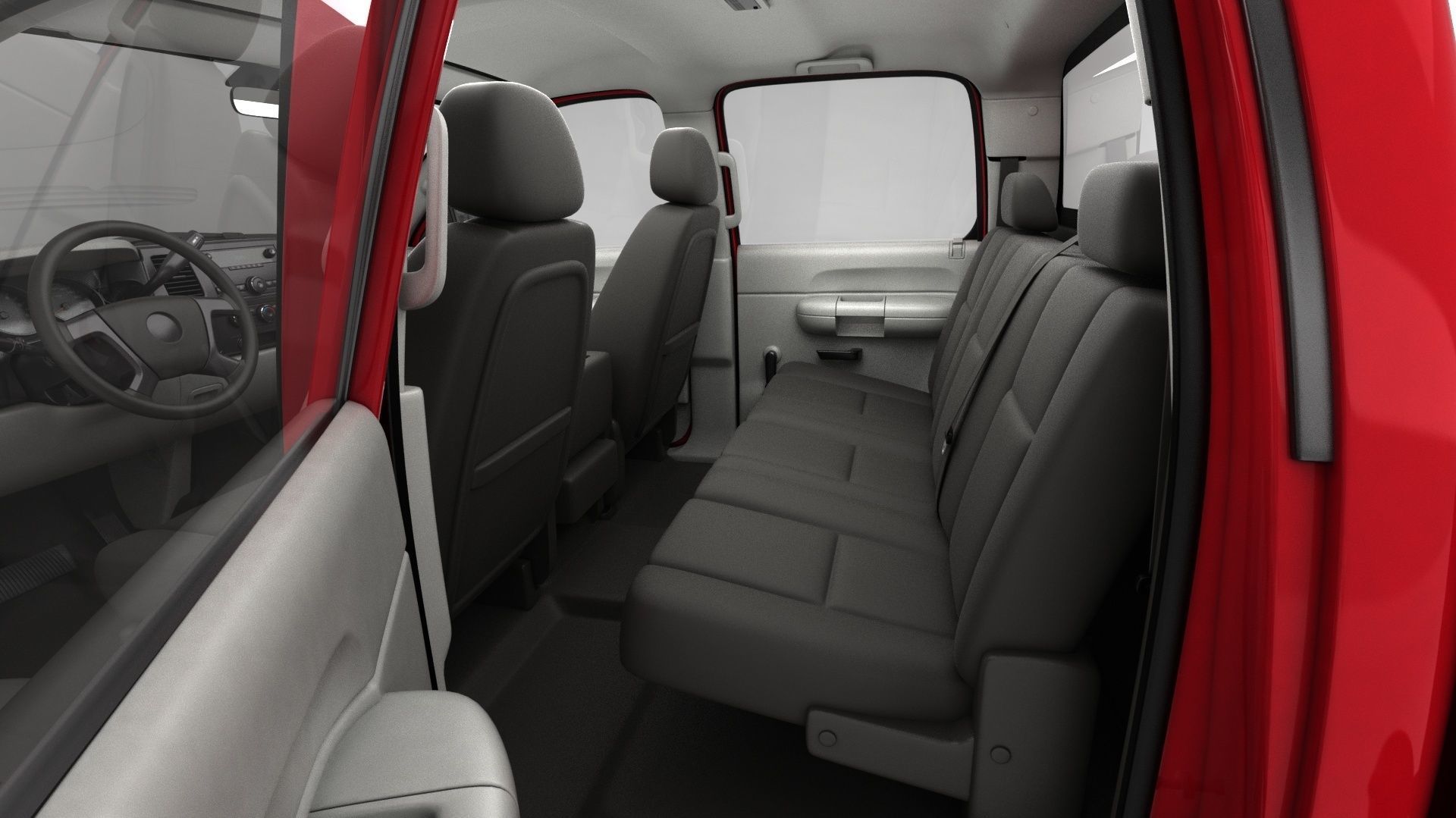 GENERIC DUALLY PICKUP TRUCK 18 3D model_12