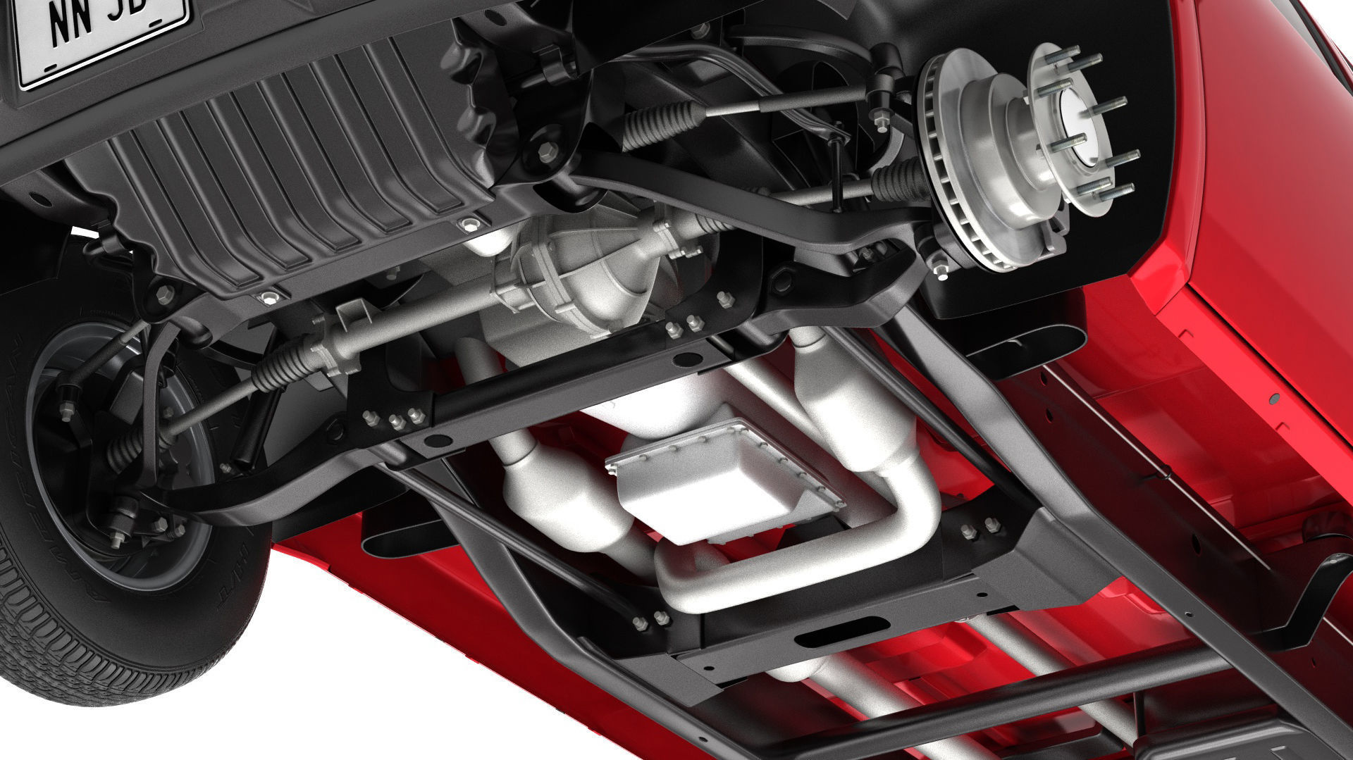 GENERIC DUALLY PICKUP TRUCK 18 3D model_20