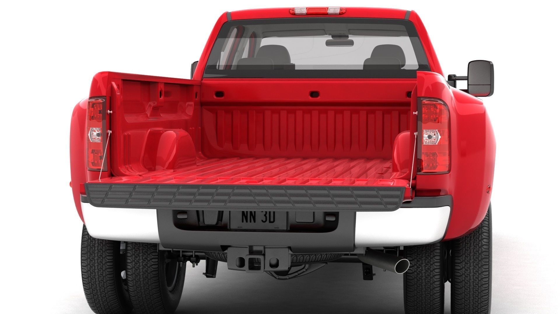 GENERIC DUALLY PICKUP TRUCK 18 3D model_9