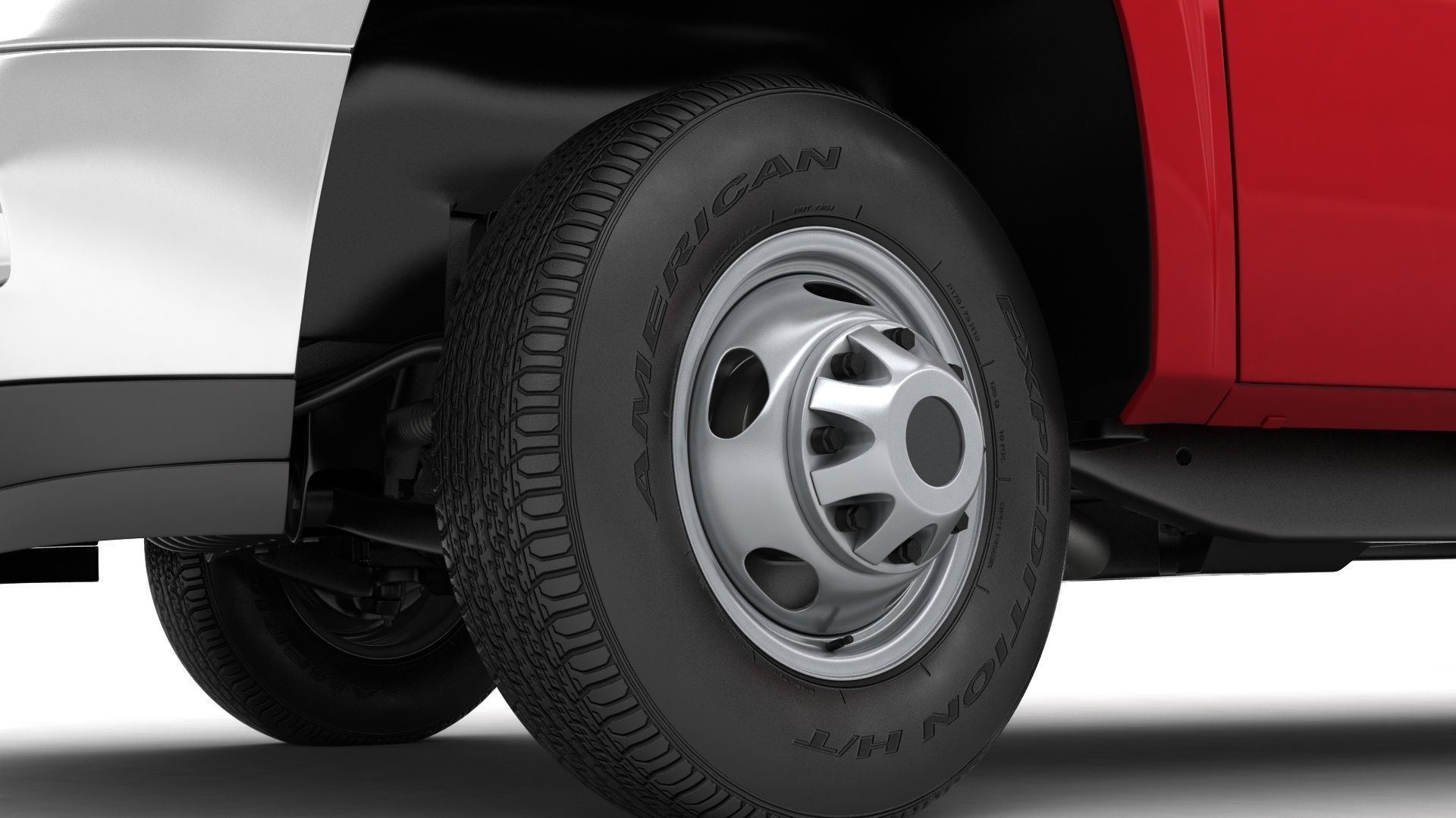 GENERIC DUALLY PICKUP TRUCK 18 3D model_5