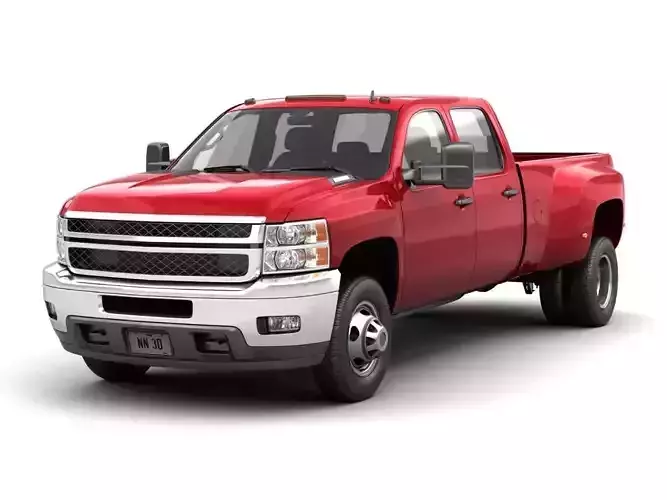 GENERIC DUALLY PICKUP TRUCK 18 3D model