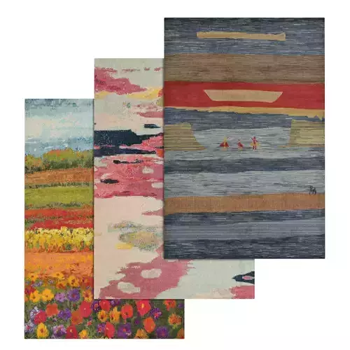 Rug Set 1857 3D model