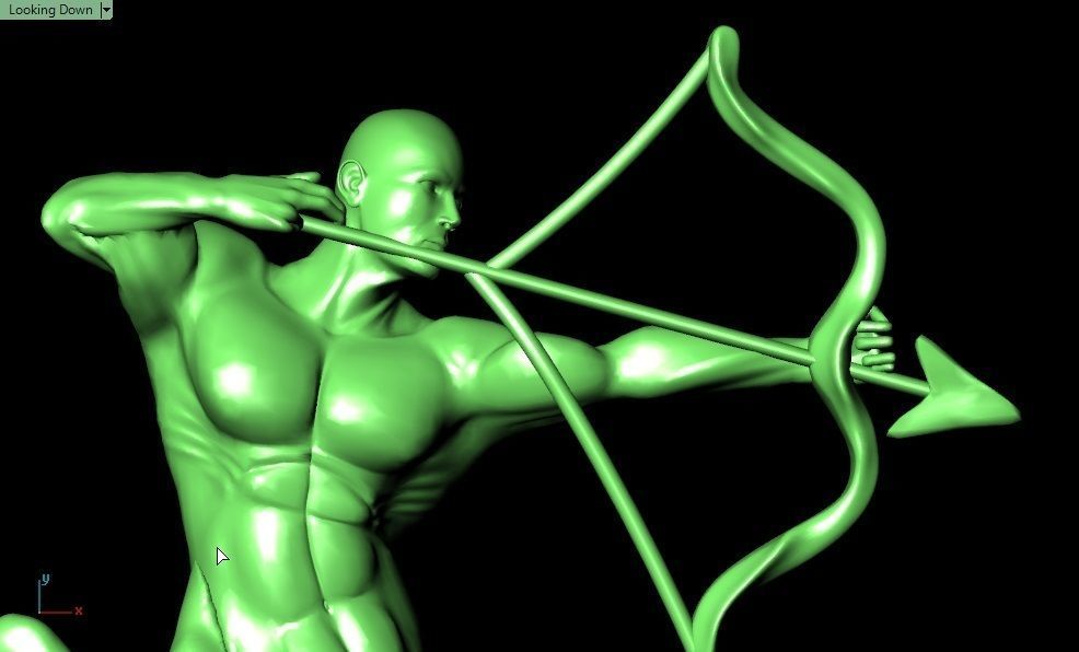 Sagittarius scorpio zodiac pendant 3D print model_8