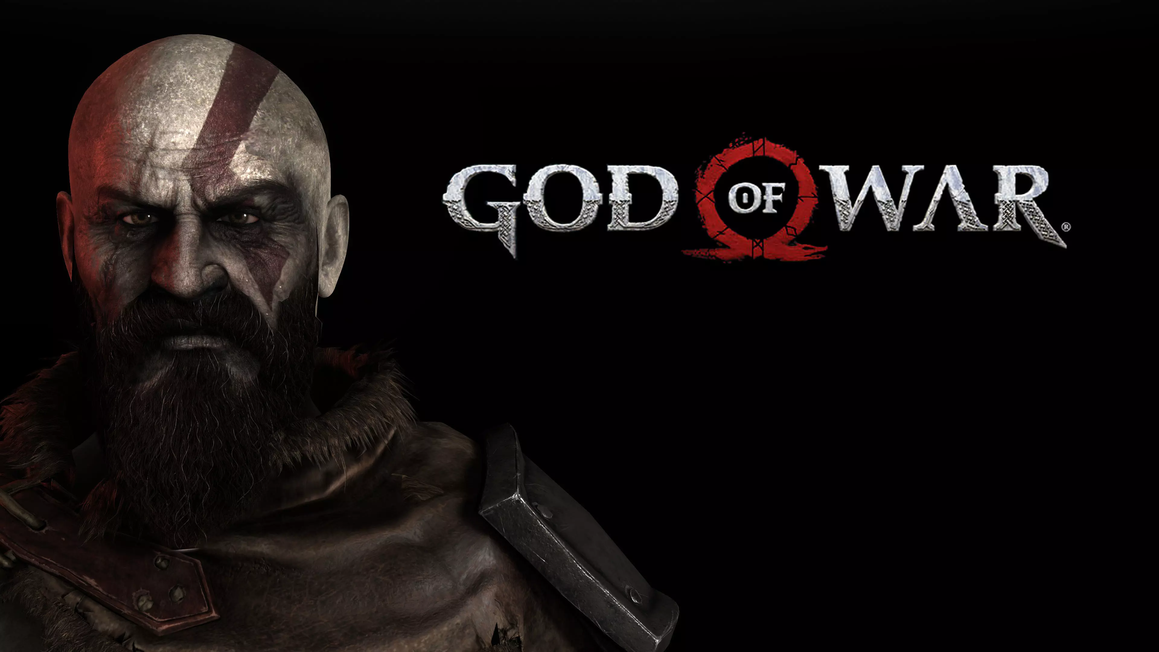kratos character from game god of war Low-poly 3D model